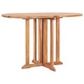 Diverse Hardware, Schmetterling Gartentisch Klappbar 120x70x75cm Teak Massivholz