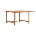 Diverse Hardware, Gartentisch 150 x 150 x 76 cm Massivholz Teak