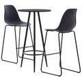 Diverse Hardware, 3-tlg. Bar-Set Kunststoff Schwarz