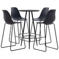 Diverse Hardware, 5-tlg. Bar-Set Kunststoff Schwarz