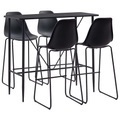 Diverse Hardware, 5-tlg. Bar-Set Kunststoff Schwarz