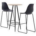 Diverse Hardware, 3-tlg. Bar-Set Kunststoff Schwarz