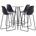 Diverse Hardware, 5-tlg. Bar-Set Kunststoff Schwarz