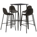 Diverse Hardware, 5-tlg. Bar-Set Stoff Dunkelgrau