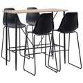 Diverse Hardware, 5-tlg. Bar-Set Kunststoff Schwarz