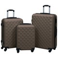 Diverse Hardware, Hartschalen-Trolley-Set 3 Stk. Braun ABS