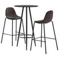 Diverse Hardware, 3-tlg. Bar-Set Stoff Dunkelgrau