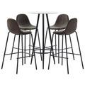 Diverse Hardware, 5-tlg. Bar-Set Stoff Dunkelgrau