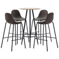 Diverse Hardware, 5-tlg. Bar-Set Stoff Dunkelgrau