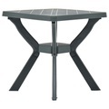 vidaXL, vidaXL Bistrotisch Grün 70x70x72 cm Kunststoff