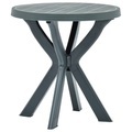 vidaXL, vidaXL Bistrotisch Grün Ø70 cm Kunststoff