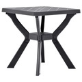 Diverse Hardware, Bistrotisch Anthrazit 70x70x72 cm Kunststoff