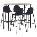Diverse Hardware, 5-tlg. Bar-Set Stoff Schwarz