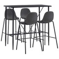 Diverse Hardware, 5-tlg. Bar-Set Stoff Dunkelgrau