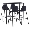 Diverse Hardware, 5-tlg. Bar-Set Stoff Schwarz