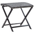Diverse Hardware, Klapphocker Poly Rattan Grau