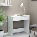 vidaXL, vidaXL Schreibtisch Weiß 80×40×75 cm Spanplatte