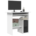 vidaXL, vidaXL Schreibtisch Weiß 80 x 45 x 74 cm Spanplatte
