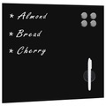 Diverse Hardware, Magnettafel Wandmontage Glas 40 x 40 cm
