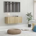 Diverse Hardware, TV-Schrank Sonoma-Eiche 80 x 30 x 30 cm Spanplatte
