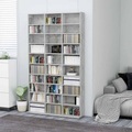 Diverse Hardware, CD-Regal Betongrau 102x16x177,5 cm Spanplatte