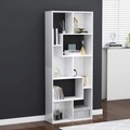 vidaXL, vidaXL Bücherregal Hochglanz-Weiß 67x24x161 cm Spanplatte