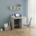 Diverse Hardware, Schreibtisch Betongrau 100 x 50 x 76 cm Spanplatte
