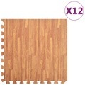 Diverse Hardware, Puzzle-Bodenmatten 12 Stk. Holzoptik 4,32 ? EVA-Schaum
