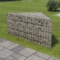 vidaXL, vidaXL Gabionen-Hochbeet Verzinkter Stahl 75×75×50 cm