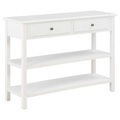 vidaXL, vidaXL Sideboard Weiß 110×35×80 cm MDF