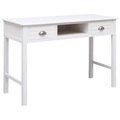 vidaXL, vidaXL Schreibtisch Weiß 110×45×76 cm Holz