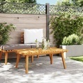 vidaXL, vidaXL Garten-Couchtisch 90×55×35 cm Massivholz Akazie