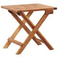 Diverse Hardware, Klappbarer Garten-Couchtisch 40 x 40 x 40 cm Massivholz Akazie