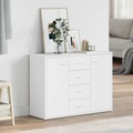 Diverse Hardware, Sideboard Weiss 88 x 30 x 75 cm Spanplatte