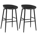 vidaXL, vidaXL Barhocker 2 Stk. Schwarz