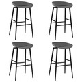 vidaXL, vidaXL Barhocker 4 Stk. Grau