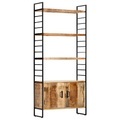 vidaXL, vidaXL Bücherregal 4 Ebenen 80x30x180 cm Raues Mangoholz