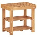 vidaXL, vidaXL Schuhregal 50×32×45 cm Massivholz Akazie
