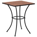 Diverse Hardware, Mosaik-Bistrotisch Terrakotta 60 cm Keramik