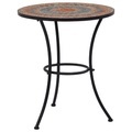 Diverse Hardware, Mosaik-Bistrotisch Orange / Grau 60 cm Keramik