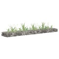 vidaXL, vidaXL Gabionen-Hochbeet Verzinkter Stahl 180x30x10 cm