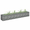 vidaXL, vidaXL Gabionen-Hochbeet Verzinkter Stahl 180×30×30 cm