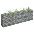 vidaXL, vidaXL Gabionen-Hochbeet Verzinkter Stahl 180×30×60 cm