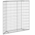 vidaXL, vidaXL Gabionen-Hochbeet Trapezform Verzinkter Stahl 100x20x100 cm