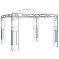 vidaXL, vidaXL Pavillon 300 x 300 cm Cremeweiß