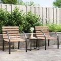 vidaXL, vidaXL Gartenstühle 2 Stk. Holz