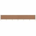 Diverse Hardware, 6-teiliges Windschutzgewebe 800 x 120 cm Taupe