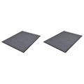 vidaXL, vidaXL Türmatten 2 Stk. PVC Grau 90 x 60 cm