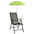 vidaXL, vidaXL Sonnenschirme für Campingstühle 2 Stk. Grün 105 cm