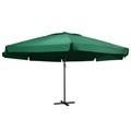 vidaXL, vidaXL Sonnenschirm mit Aluminium-Mast 600 cm Grün